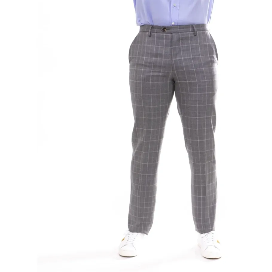 Etro Elegant Rome Dress in Grey-Heren Kostuums