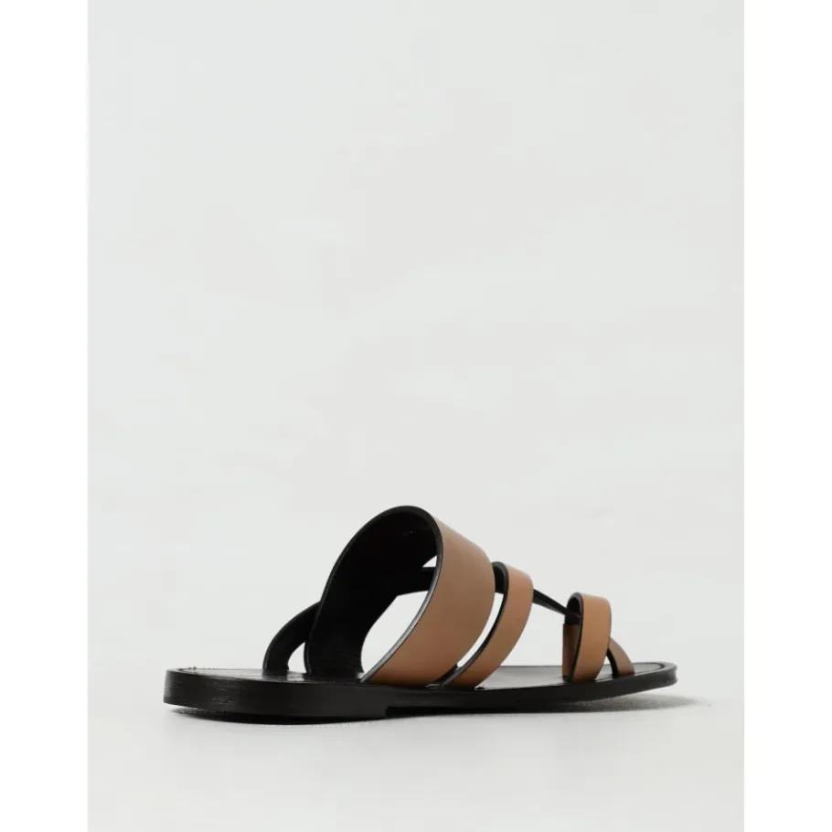 Saint Laurent Elegante leren sandalen-Heren Slippers