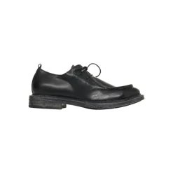 MOMA Elegante Leren Veterschoenen-Heren Instappers & Slip Ons|Nette Schoenen