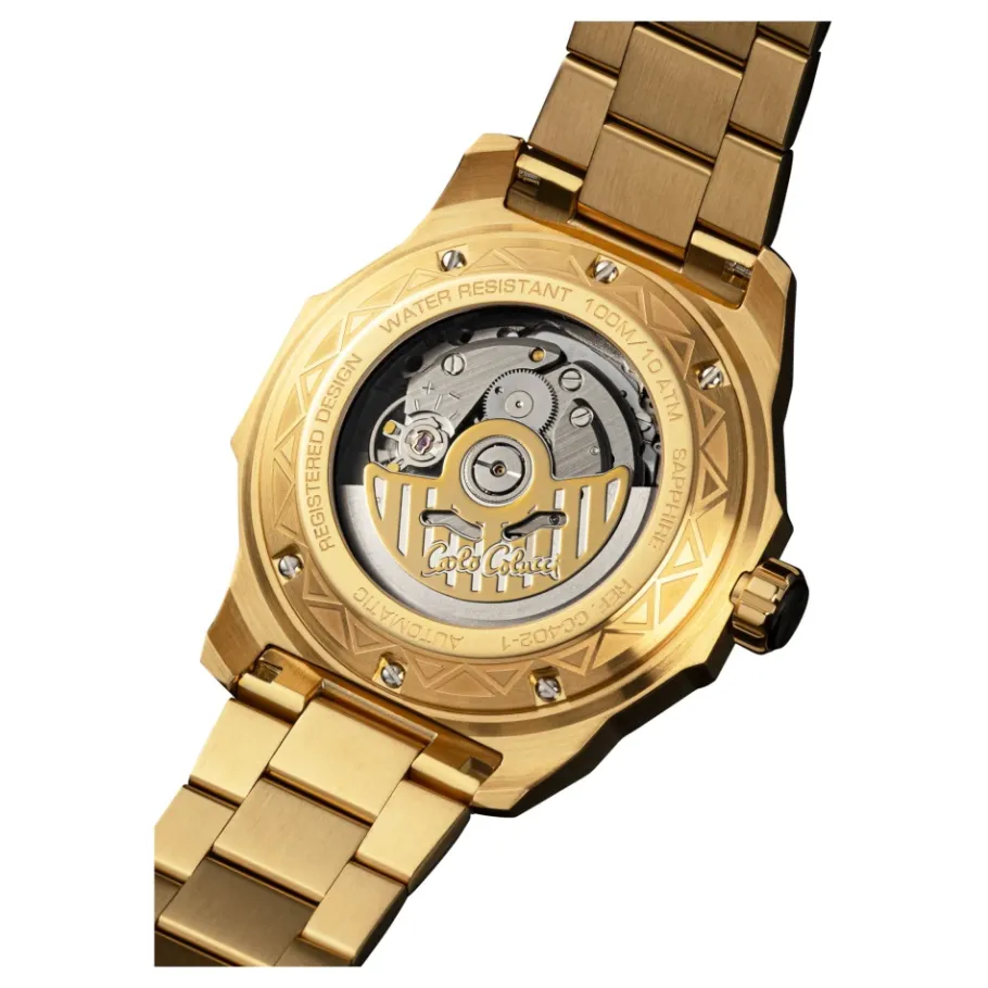 Carlo Colucci Elegante roestvrijstalen horloge-Heren Horloges