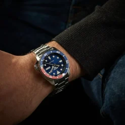 Seiko Elegante Sportieve Automatisch Horloge in Zilver-Heren Horloges