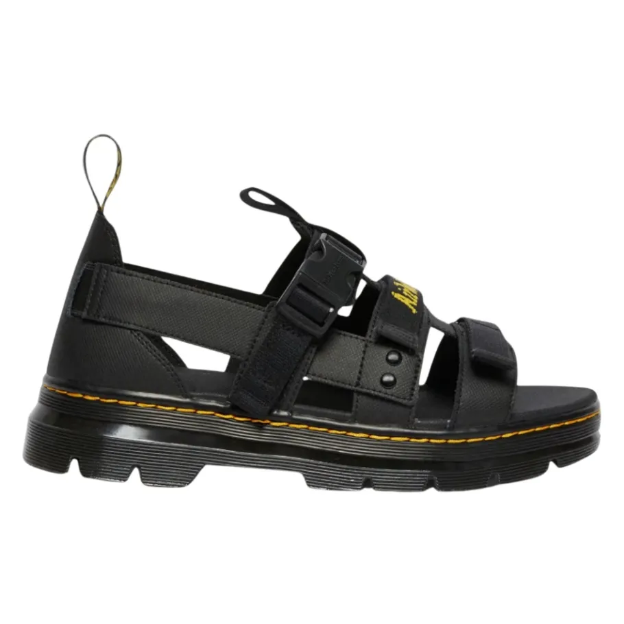 Dr. Martens Element Webbing Leren Sandaal Rubberen Zool-Heren Sandalen