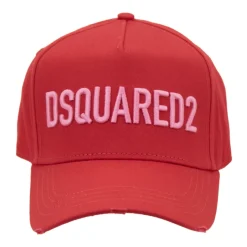 Dsquared2 Embossed Logo Baseball Cap Fibbia-Heren Petten