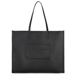 Dolce & Gabbana Embossed Logo Tote Bag-Heren Tassen