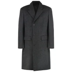 Prada Enkelrijige wollen jas-Heren Jassen