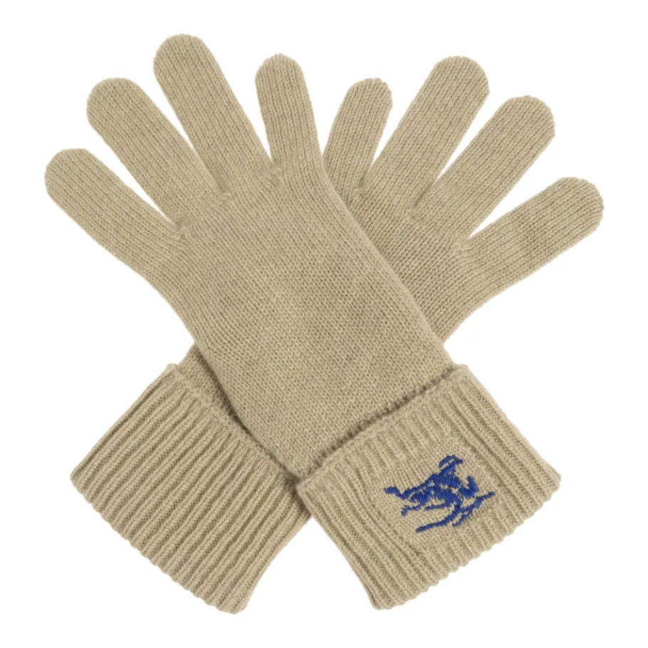 Burberry Equestrian Knight Design handschoenen-Heren Handschoenen