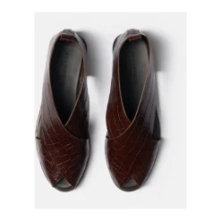 Scarosso Eros Donker Krokodil-Heren Sandalen