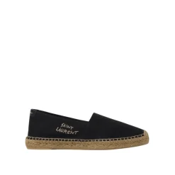 Saint Laurent Espadrilles met Geborduurd Logo-Heren Instappers & Slip Ons|Espadrilles