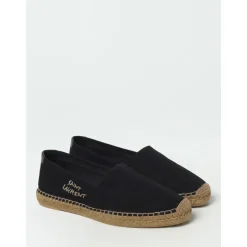 Saint Laurent Espadrilles met Geborduurd Logo-Heren Instappers & Slip Ons|Espadrilles