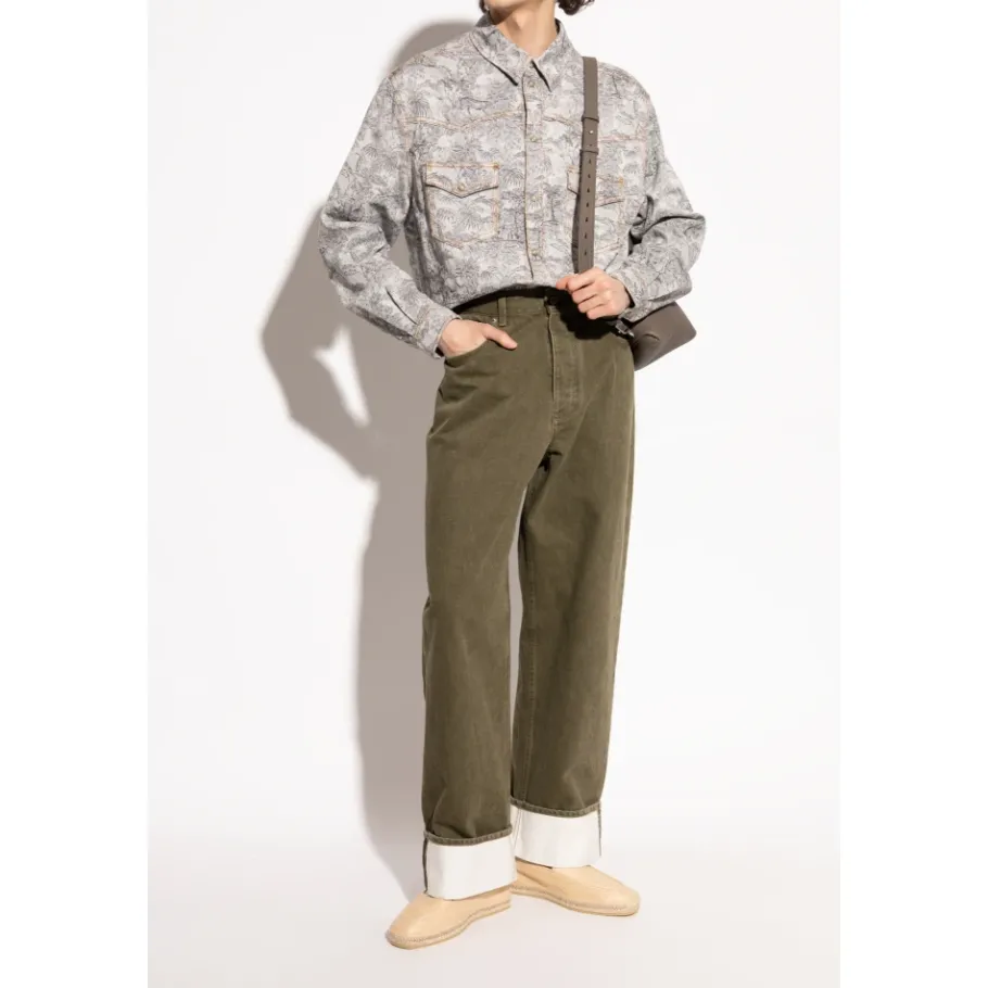 Etro Espadrilles met Logo-Heren Espadrilles