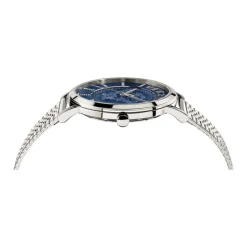Versace Essential Blauw Roestvrij Stalen Horloge-Heren Horloges