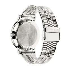 Versace Essential Blauw Roestvrij Stalen Horloge-Heren Horloges