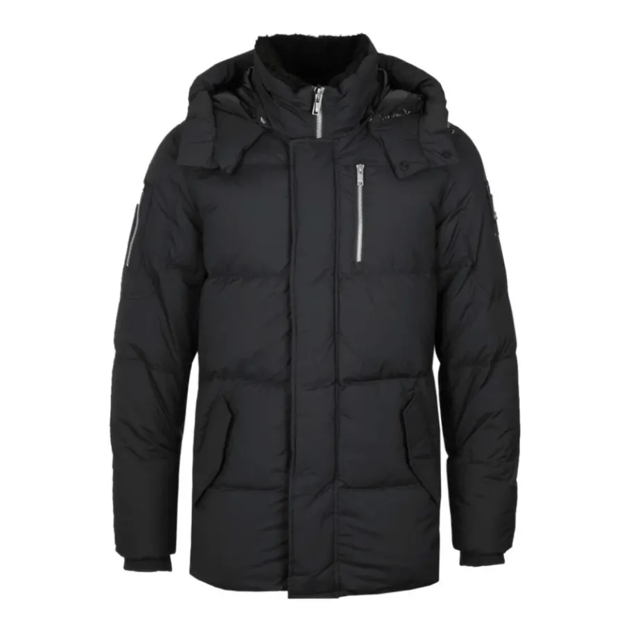 Moose Knuckles Everest 3Q Puffer Black Jacket-Heren Jassen