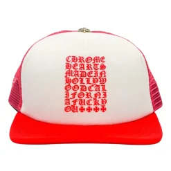 Chrome Hearts Eyechart Trucker Hat-Heren Petten