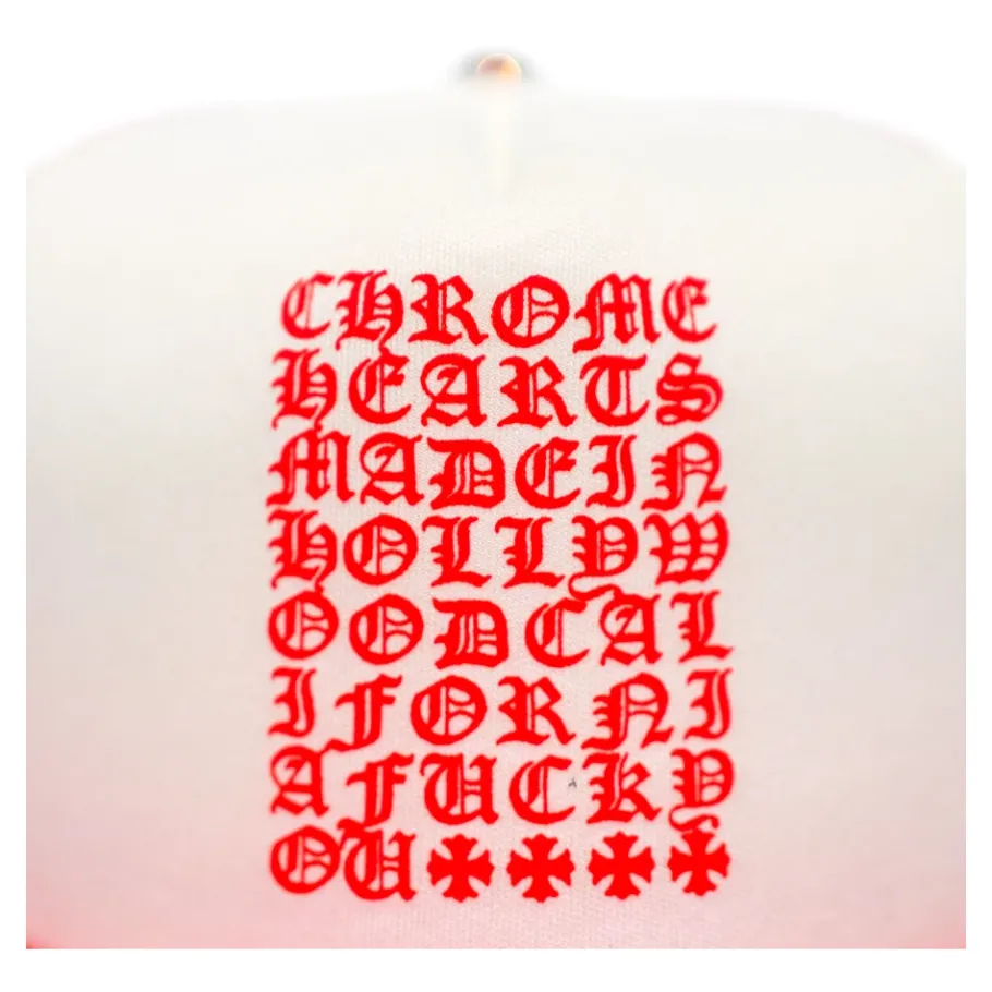 Chrome Hearts Eyechart Trucker Hat-Heren Petten