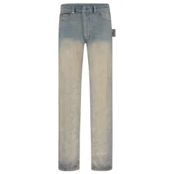 FLÂNEUR Faded Tweed Denim Jeans Licht-Heren Jeans