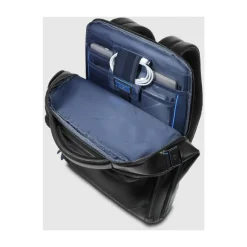 Piquadro Fast-check Reisrugzak voor Laptop en iPad Pro 12,9-Heren Rugzakken