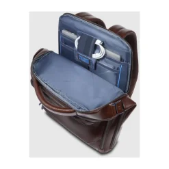 Piquadro Fast-Check Reistas Rugzak-Heren Rugzakken|Tassen