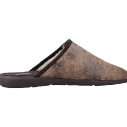 Victoria Faux Leather Comfort Slippers-Heren Pantoffels