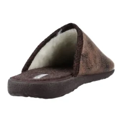 Victoria Faux Leather Comfort Slippers-Heren Pantoffels