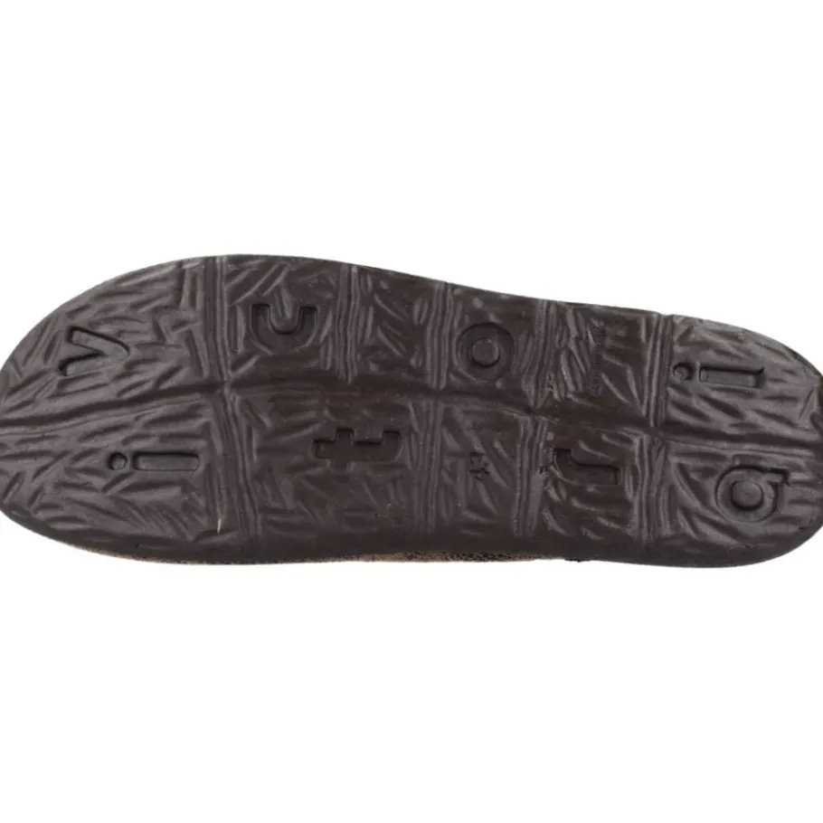 Victoria Faux Leather Comfort Slippers-Heren Pantoffels