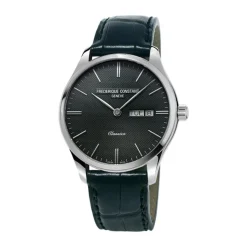 FREDERIQUE CONSTANT FC -225GT5B6 - Classic Quartz Leather+NAVO -band-Heren Horloges