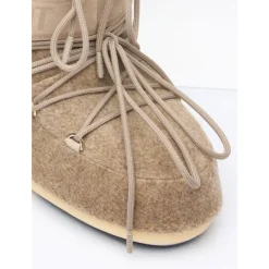 Moon Boot Felt Low Boots met Logo Paneel-Heren Snowboots