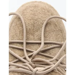 Moon Boot Felt Low Boots met Logo Paneel-Heren Snowboots