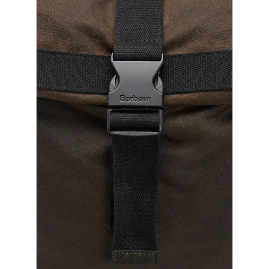 Barbour Field Roll Top Gewaxte Rugzak-Heren Rugzakken