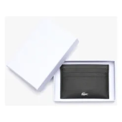 Lacoste Fitzgerald leren kaarthouder-Heren Portefeuilles