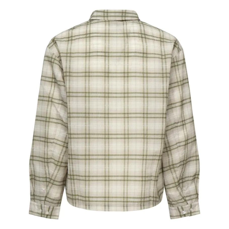 REPRESENT Flanellen Knoopshirt, Groen/-Heren Overhemden