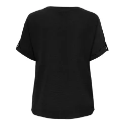 ONLY Carmakoma Fold Up V-Neck Top-Heren Overhemden