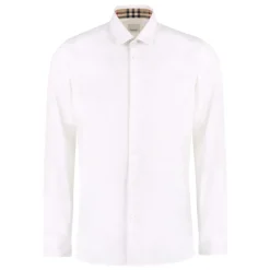 Burberry Formal Katoenen Overhemd-Heren Overhemden
