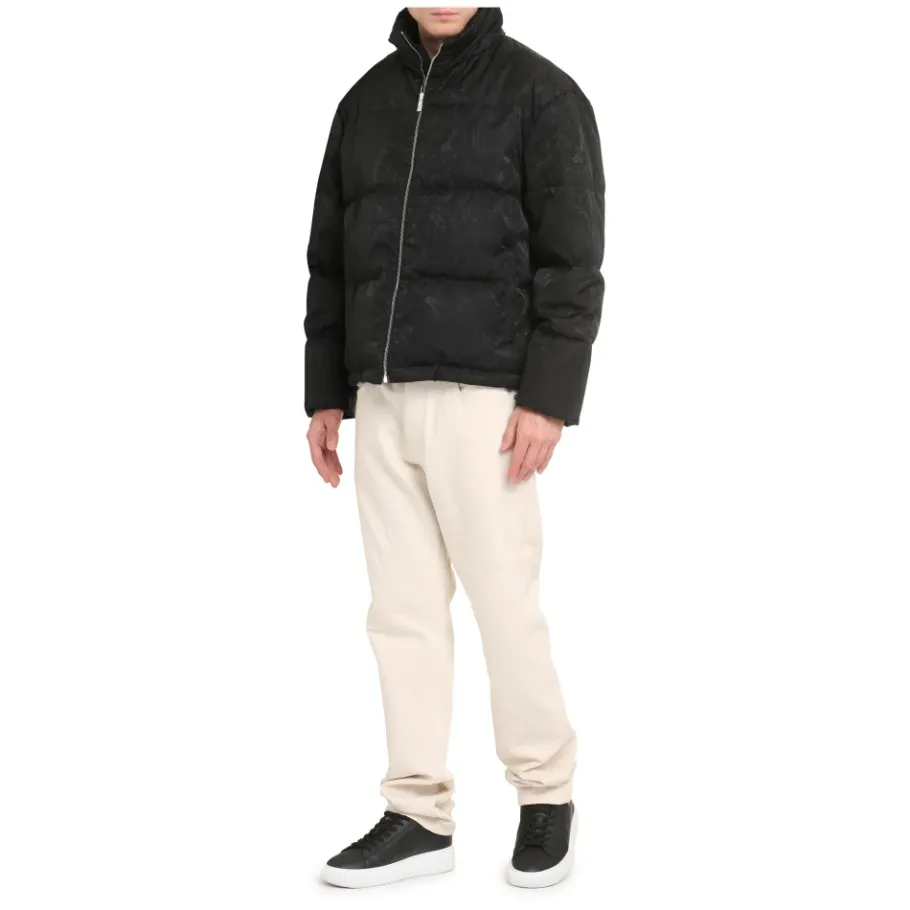 Versace Full Zip Down Jacket-Heren Jassen