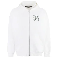 Palm Angels Full Zip Hoodie-Heren Truien & Vesten