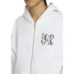 Palm Angels Full Zip Hoodie-Heren Truien & Vesten