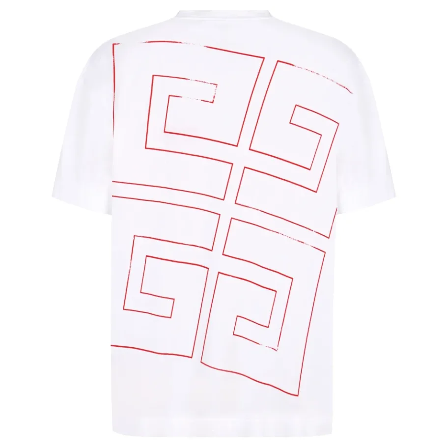 Givenchy 4G Cotton T-Shirt-Heren Shirts