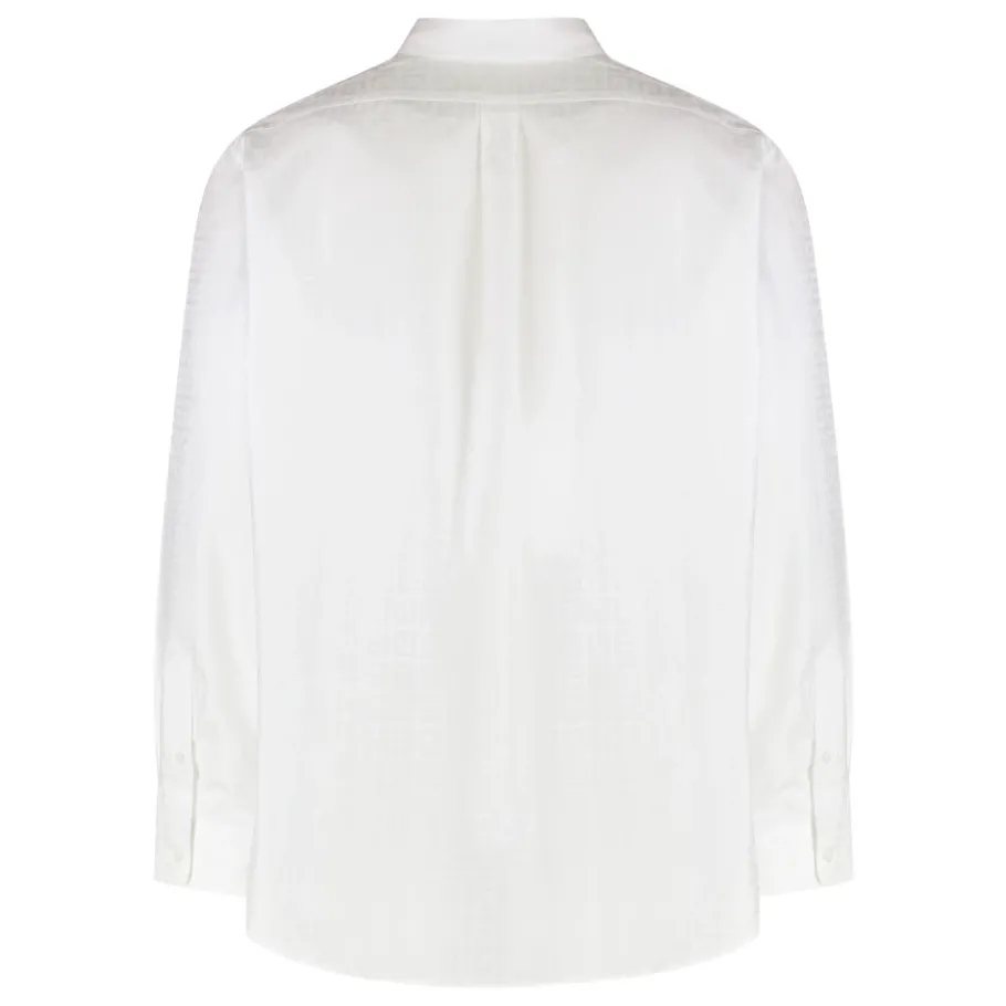 Givenchy 4G Geborduurd Katoenen Shirt-Heren Overhemden