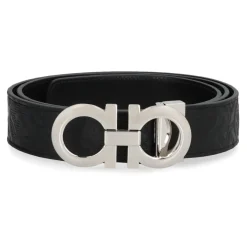 Ferragamo Gancini Reversible Leather Belt-Heren Riemen