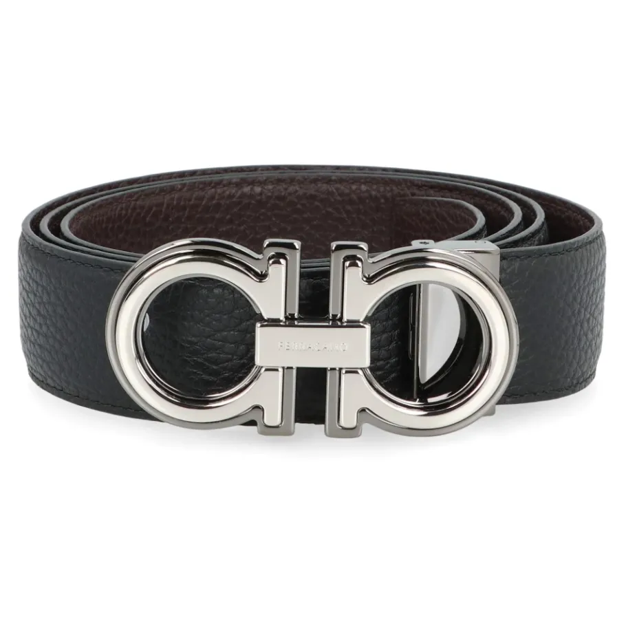 Ferragamo Gancini Reversible Leren Riem-Heren Riemen
