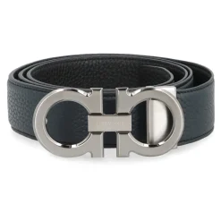 Ferragamo Gancini Reversible Leren Riem-Heren Riemen