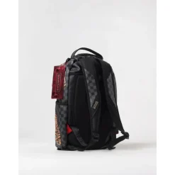 SPRAYGROUND Geblokte Rugzak met Arabisch Schrift-Heren Rugzakken