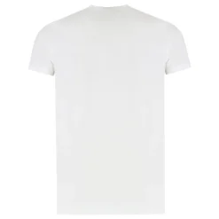 Dolce & Gabbana Geborduurd Logo Katoenen T-shirt met Ronde Hals-Heren Shirts