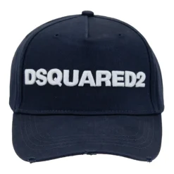 Dsquared2 Geborduurde baseballpet met gespsluiting-Heren Petten