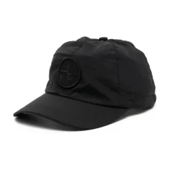 Stone Island Geborduurde Logo Baseballpet-Heren Petten