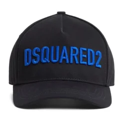 Dsquared2 Geborduurde Logo Katoenen Petten met Gesp-Heren Petten