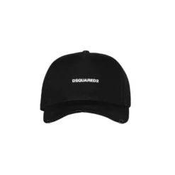 Dsquared2 Geborduurde Logo Pet met Gebogen Klep-Heren Petten