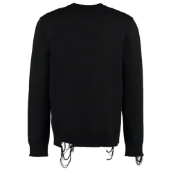 Givenchy Geborduurde Sweater met Ronde Hals-Heren Truien & Vesten