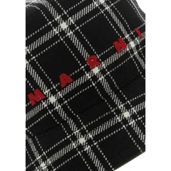 Marni Geborduurde wollen bucket hat-Heren Hoeden