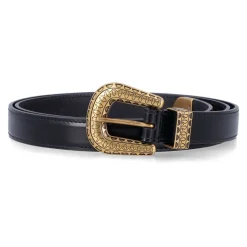 Valentino Garavani Geborsteld Kalfsleer V Logo Riem-Heren Riemen